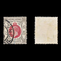 8553: Hong Kong SG130 2$ Red & Black 1921 Sc#144 Mi124 Used C£12
