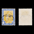 8569: Malta SG155 5s Bright ultramarine & Orange yellow 1926 Sc#128 Mi113 Used C£50