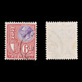8573: Malta SG165 6d Violet & Scarlet 1926 Sc#140 Mi124 Used C£11