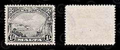 8574: Malta SG166 1s Black 1926 Sc#141 Mi125 Used C£14, view 2