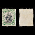 8575: Malta SG167 1'6s Green & Black 1926 Sc#142 Mi126 Used C£24
