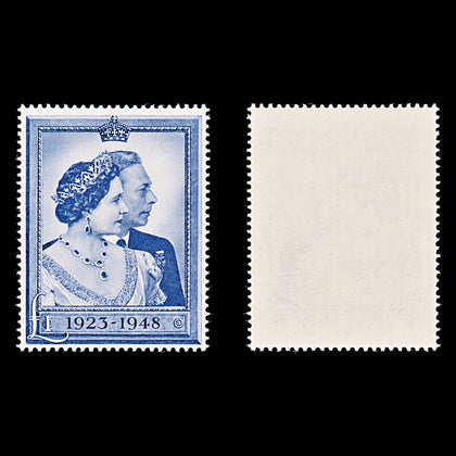 8585: GB SG494 1£ Blue 1948 Sc#268 Mi234 Mint MNH C£40