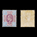 8586: GB SG251a 9d Ultramarine & Slate purple 1906 Sc#136h Mi112Ixb Mint MH C£120