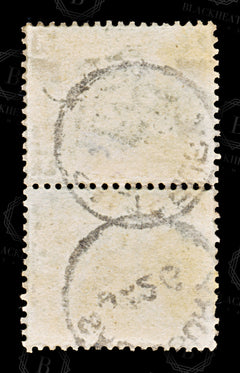8587: GB SG194 6d Dull Green Pair 1884 Sc#105 Mi79 Used C£480, view 4