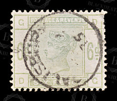 8588: GB SG194 6d Dull green 1884 Sc#105 Mi79 Used C£240, view 3