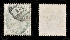 8589: GB SG192 4d Dull green 1884 Sc#103 Mi77 Used C£210, view 2