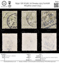 8592: GB SG387 7d Shades 1913 Sc#168 Mi136Xa Used C£53