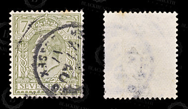 8592: GB SG387 7d Shades 1913 Sc#168 Mi136Xa Used C£53, image 3