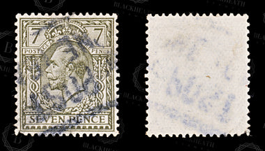 8592: GB SG387 7d Shades 1913 Sc#168 Mi136Xa Used C£53, image 5