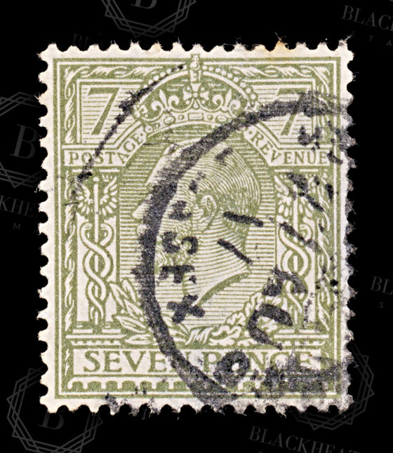8592: GB SG387 7d Shades 1913 Sc#168 Mi136Xa Used C£53, image 6