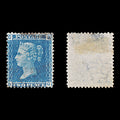 8594: GB SG45PL9 2d Blue "BG" 1858 Sc#29PL9 Mi17IXPL9 Used C£15