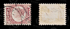 8602: GB SG49PL13 ½d Rose 1876 Sc#58PL13 Mi36Pl.13 Used C£30, view 2