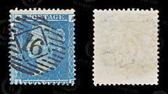 8603: GB SG45PL7 2d Blue "AB" 1859 Sc#29PL7 Mi17IXPL7 Used C£65, view 2