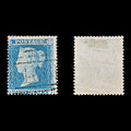 8605: GB SG19 2d Blue "HI" Pl. 4 1854 Sc#13 Mi9IAa Used C£100