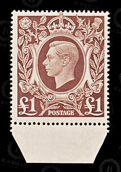 8606: GB SG478c 1£ Brown 1948 Sc#275 Mi230 Mint MNH C£26, view 3