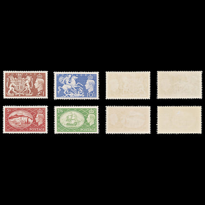 8614: GB SG509-512 High Values Set of 4 1951 Sc#286-289 Mi251-254 Mint MVLH C£100