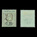 8618: Fiji SG134d 1d Black 1922 Sc#88c Mi65xII Used C£40