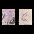 8619: Hong Kong SG36 10c Lilac 1882 Sc#42 Mi37 Used C£23
