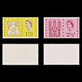 8621: GB SG634p-635p Set of 2. Phosphor 1963 Sc#390p-391p Mi354y-355y Mint MNH C£33