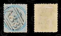8627: Jamaica SG1b 1d Blue 1860 Sc#1 Used C£12, view 2