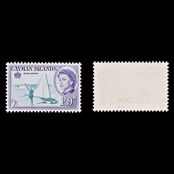 8634: Cayman Islands SG176 1'9s Violet & Dark blue green 1962 Sc#164 Mi165 Mint MNH C£21