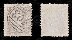 8636: British Guiana SG97 12c Pale lilac 1867 Sc#54b Used C£27, view 2