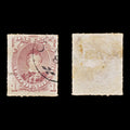 8638: Newfoundland SG40 1c Brown lilac 1877 Sc#37 Mi27 Used C£55