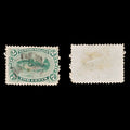 8639: Newfoundland SG31 2c Bluish green 1870 Sc#24 Mi16y Used C£50