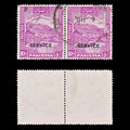8641: Pakistan SGO26 10R Magenta 1948 Sc#O26 MiD27A Used C£160