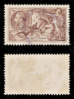 8644: GB SG450 2'6s Purple brown & Chocolate brown 1934 Sc#222 Mi186a Used C£40, view 2