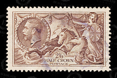 8644: GB SG450 2'6s Purple brown & Chocolate brown 1934 Sc#222 Mi186a Used C£40, view 3