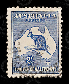 8647: Australia SG36b 2½d Deep indigo 1920 Used C£9, view 3