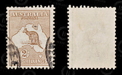 8650: Australia SG41 2s Brown 1916 Sc#52 Mi48XIIa Used C£14, view 2
