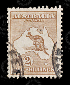 8650: Australia SG41 2s Brown 1916 Sc#52 Mi48XIIa Used C£14, view 3