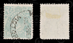 8651: Australia SG93 1'4s Light greenish blue 1927 Sc#76a Mi79XA Used C£80, view 2