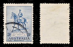 8653: Australia SG157 3d Dull blue 1935 Sc#153 Mi130 Used C£11, view 2