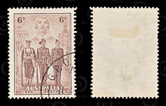 8654: Australia SG199 6d Purple brown 1940 Sc#187 Mi159 Used C£30, view 2