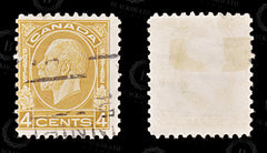 8657: Canada SG322 4c Yellow brown 1932 Sc#198 Mi165 Used C£15, view 2
