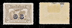 8667: Australia SG139a 6d Sepia 1931 Sc#CO1 MiA113 Mint MH C£32, view 2