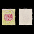 8668: Australia SGD97 6d Green & Pink 1922 Sc#J56 MiP48A Used C£16