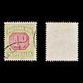 8669: Australia SGD100 1d Green & Pink 1931 Sc#J58a MiP50C Used C£11