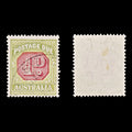 8670: Australia SGD100 1d Green & Pink 1931 Sc#J58a MiP50C Used C£11