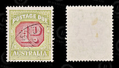 8670: Australia SGD100 1d Green & Pink 1931 Sc#J58a MiP50C Used C£11, view 2