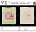 8671: Australia SGD100 1d Green & Pink 1931 Sc#J58a MiP50C Mint MNG C£190
