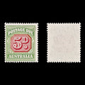 8673: Australia SGD124 5d Green & Pink 1948 Sc#J76 MiP68 Used C£13