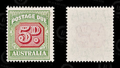 8673: Australia SGD124 5d Green & Pink 1948 Sc#J76 MiP68 Used C£13, view 2