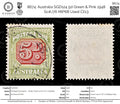 8674: Australia SGD124 5d Green & Pink 1948 Sc#J76 MiP68 Used C£13