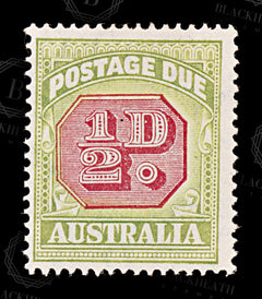 8675: Australia SGD114 2d Green & Pink 1938 Sc#J66 MiP58 Mint MLH C£26, view 3