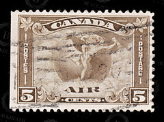 8676: Canada SG310 5c Deep brown 1930 Sc#C2 Mi157 Used C£28, view 3