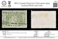 8677: Canada SG333 10c Olive green 1934 Sc#209 Mi176 Used C£12